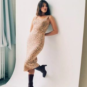 Rouje Leopard Tank and Skirt Set